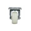 Rodaja de polipropileno blanca giratoria 2-1/2" Surtek