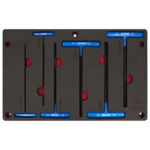 68811322 Juego de llaves hexagonales tipo "T" metricas 7 piezas, CH274P-C Urrea