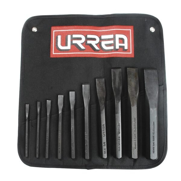Juego combinado de cinceles corta frio, 10 piezas Urrea