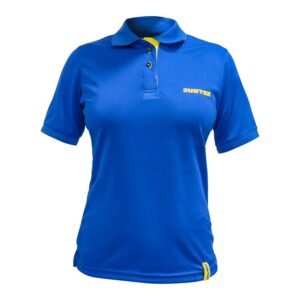 Playera tipo polo dry fit para dama color azul talla CH Surtek