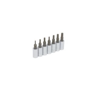 68814211 Juego de dados con punta torx cuadro de 1/4", 7 piezas Urrea