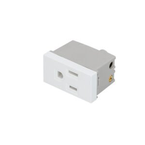 68807266 Contacto aterrizado 1/3, linea Premium, color blanco Surtek