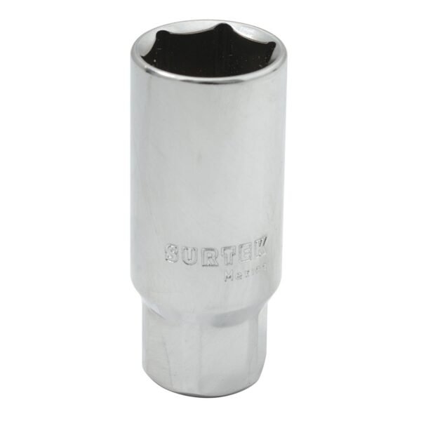 68803752 Dado para bujia con neopreno en pulgadas, cuadro 3/8", 6 puntas, 5/8" Surtek