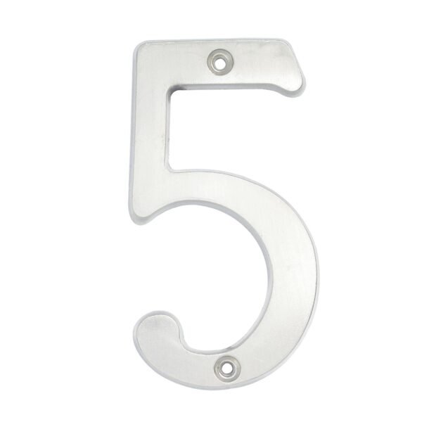 Numero 5 slim 4" niquel satinado Lock