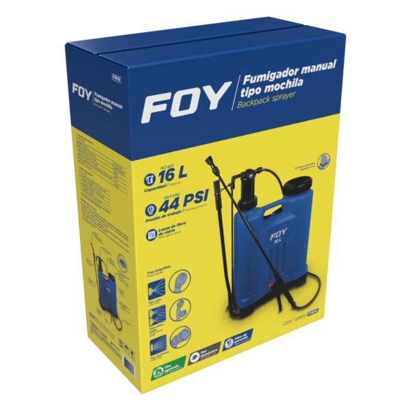 Fumigador tipo mochila 16 Lt Foy