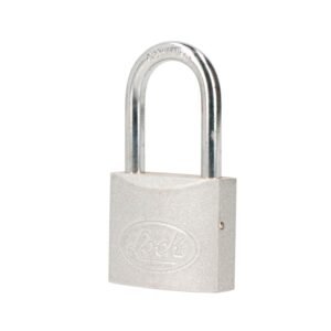 Candado de acero largo 45 mm, llave estandar, en caja Lock