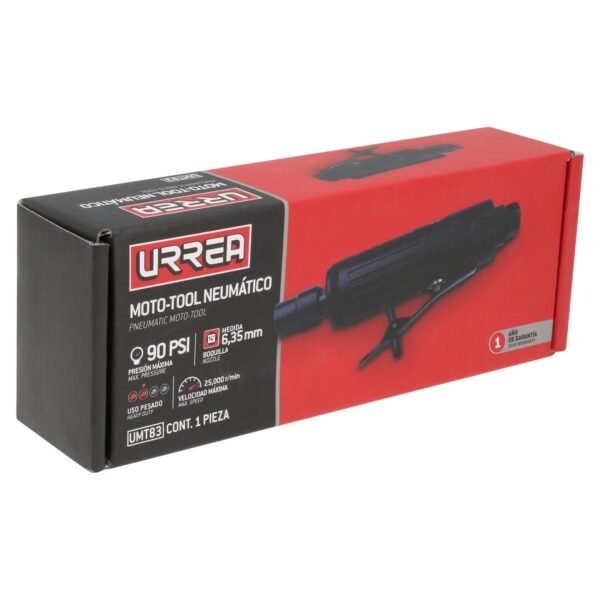 Moto-tool neumatico recto 1/4" 25,000RPM Urrea