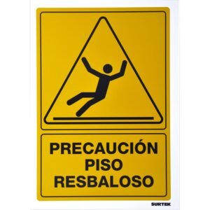 Señal "Precaucion piso resbaloso" Surtek