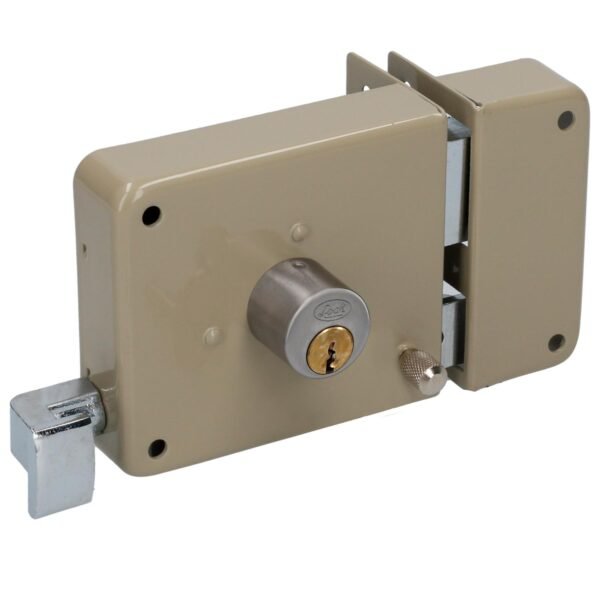 68800435 Cerradura de sobreponer funcion instala facil, derecha, llave estandar, blister Lock