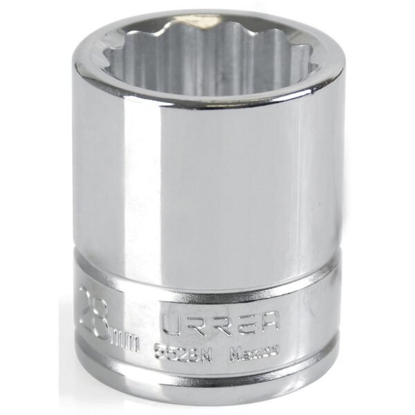 Dado cuadro de 3/4", 12 puntas, metrico, 28 mm Urrea