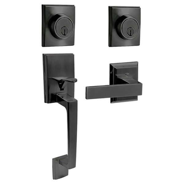 Gatillo rectangular solido para entrada funcion sencilla, negro, visual Lock