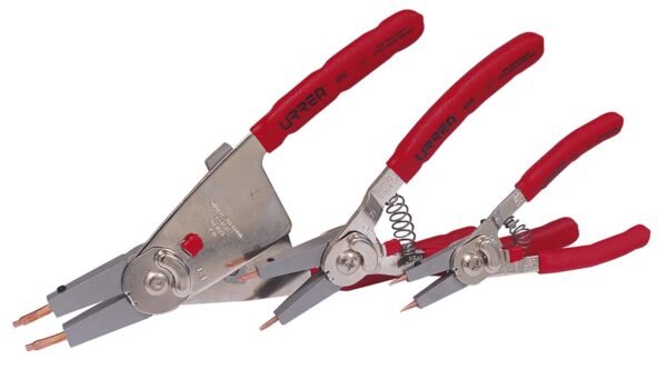 Juego de pinzas y puntas para anillos de retencion, 33 piezas Urrea