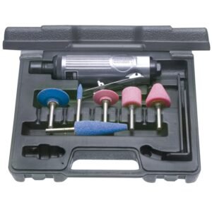 Juego de moto-tool neumatico recto con accesorios, 7 piezas Urrea