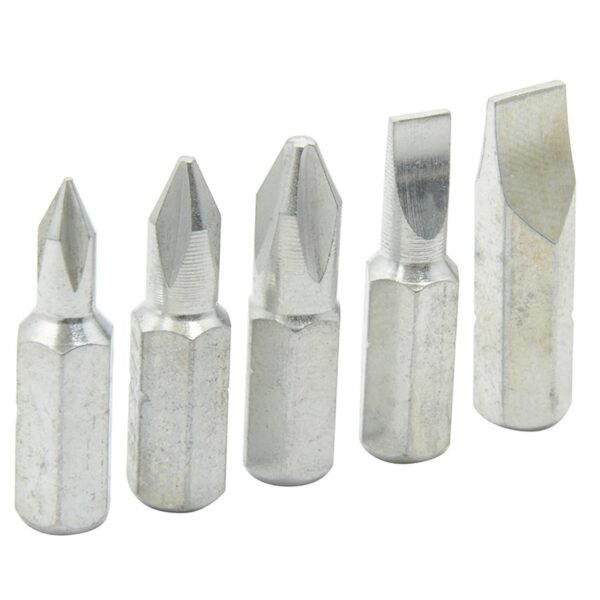 68800737 Juego combinado de puntas phillips y planas de 1" hexagono de 1/4", 5 piezas en blister Surtek