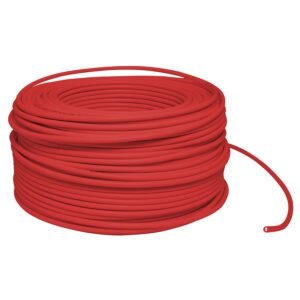 Cable electrico THW calibre 10, 100 m color rojo Surtek