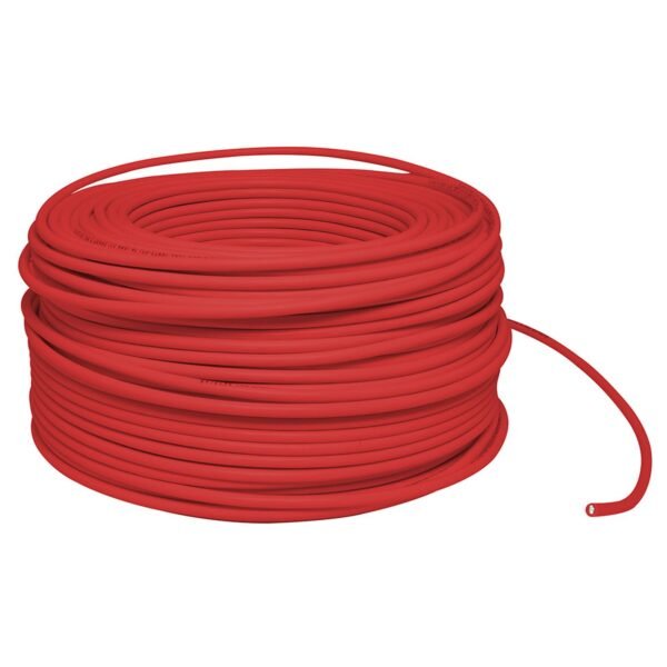 Cable electrico THW calibre 10, 100 m color rojo Surtek