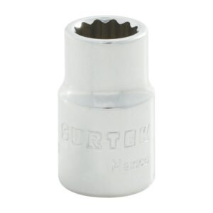 Dado cuadro de 3/8", 12 puntas, en pulgadas, 1/4" Surtek