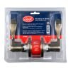 68813420 Manija tubular curva funcion entrada y recamara, laton antiguo, llave estandar, blister Lock