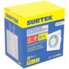 Extractor de aire domestico 4", 1.5m2 de alcance, 12 w, 44 m3/h, 40dB Surtek