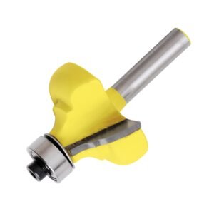 Broca para router de acero moldadura clasica con balero 1-3/8" zanco de 1/4" Surtek