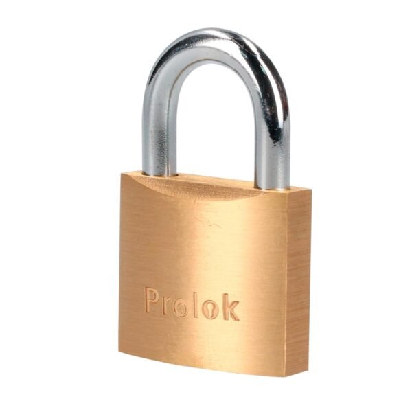 Candado de laton solido corto 30 mm, llave estandar Prolok