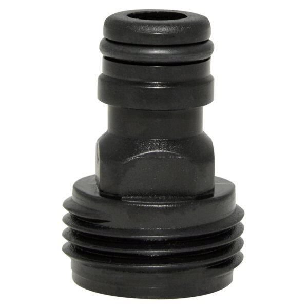 Conector para manguera de riego con sistema clic 3/4" macho Surtek