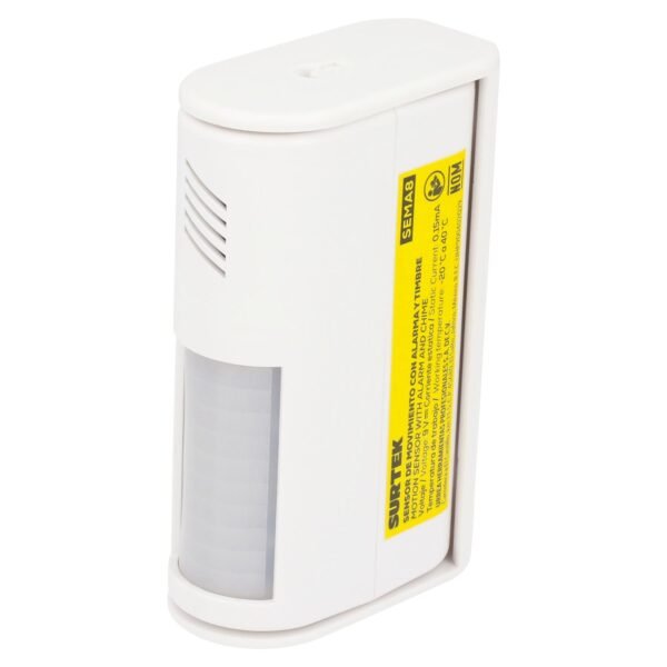 68801410 Sensor de movimiento con alarma, 8 m Surtek