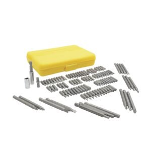 Juego combinado de puntas hexagono de 1/4", 99 piezas en caja plastica Surtek