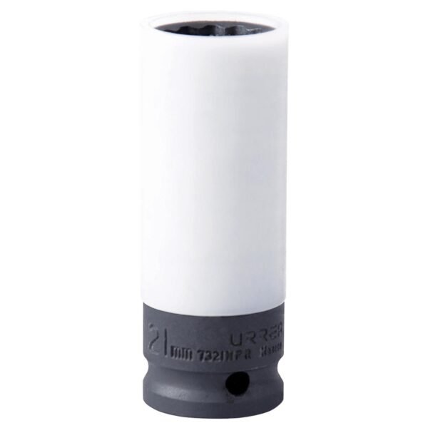 68805383 Dado de impacto metrico cuadro de 1/2", con proteccion Nylamid, 21 mm Urrea