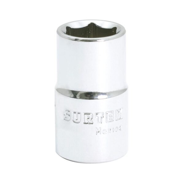 Dado en pulgadas cuadro de 1/2", 6 puntas, 3/8" Surtek