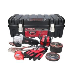 68808152 Juego de mini esmeriladora con accesorios 27 piezas, con caja plastica Urrea