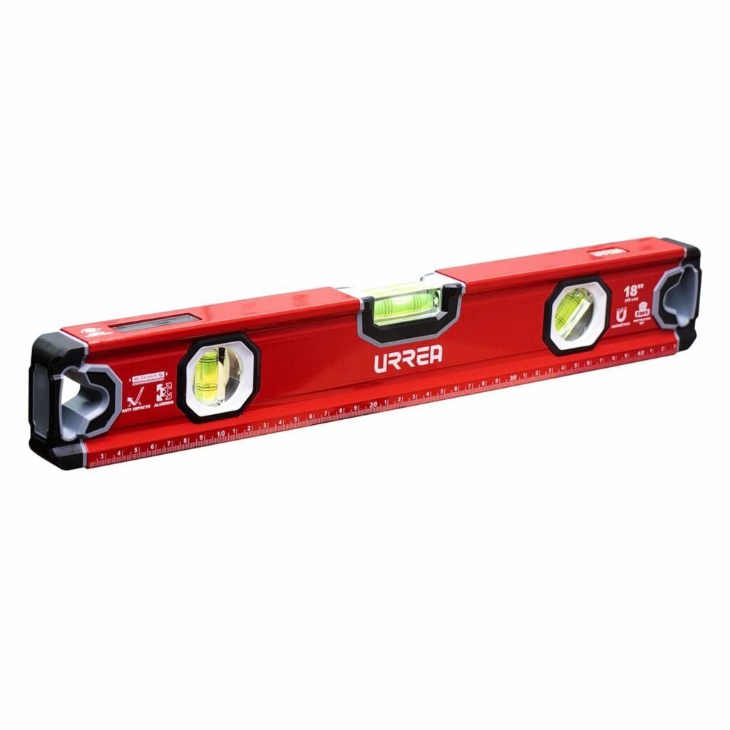 Nivel anti-impacto dual view magnetico de aluminio 18" Urrea