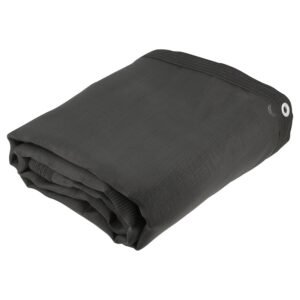 Toldo de malla sombra color negro 3 m x 3.60 m Surtek