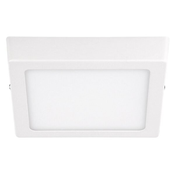 Luminario de LED de sobreponer cuadrado 12 W, luz fria Surtek