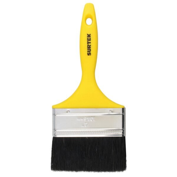 Brocha de cerdas naturales con mango plastico 4" Surtek