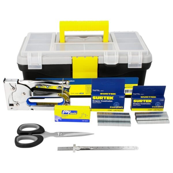 Juego combinado de herramienta 8 piezas, con caja plastica Foy