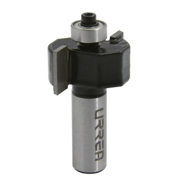 Broca para router de acero pecho de paloma con balero 1-3/8" zanco de 1/4" Urrea