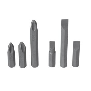 Juego de puntas de impacto combinadas intercambiables para destornillador D10,6 pz en cajP Surtek