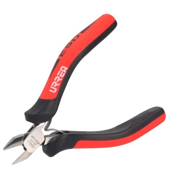 Pinza para electronica con mango antiestatico corte diagonal de 4-1/2" al ras Urrea