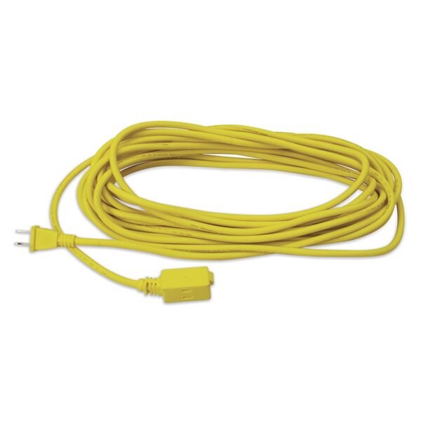 Extension electrica uso rudo polarizada color amarillo, 4 m Surtek