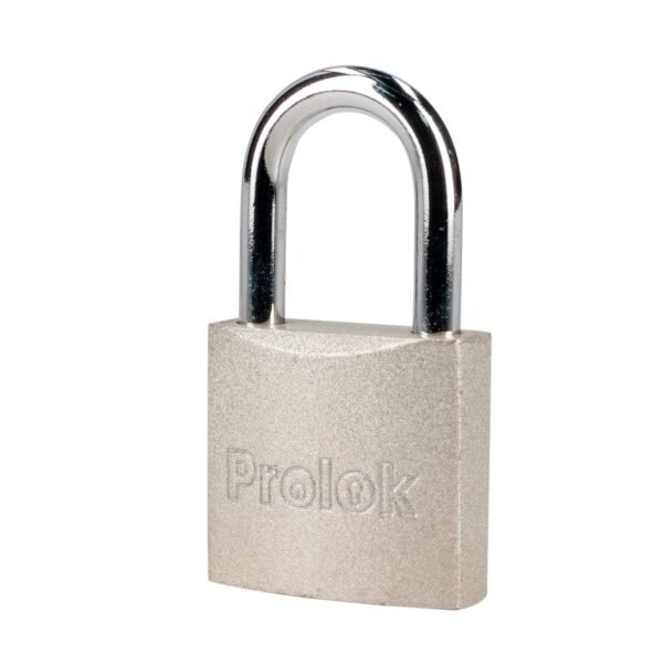 Candado de acero largo 38 mm, llave estandar Prolok