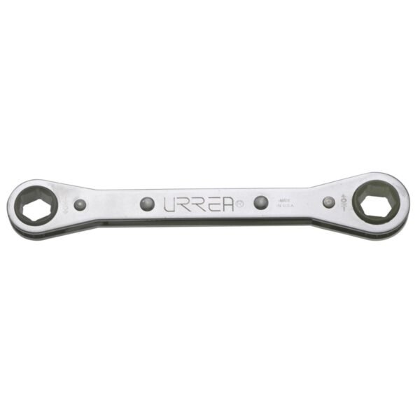 68807230 Llave de estrias pulido espejo plana de matraca metrica, 6 puntas, 11 x 12 mm Urrea