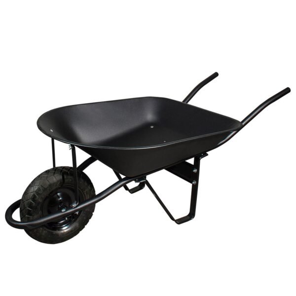 Carretilla con bastidor metalico 4 Ft3 llanta neumatica reforzada de 4 capas Foy