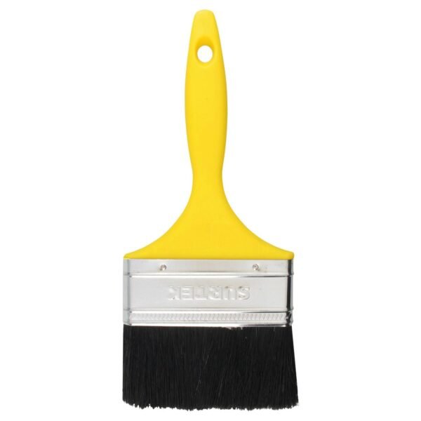 Brocha de cerdas naturales con mango plastico 4" Surtek