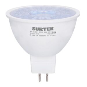 Lampara de LED tipo GU5.3, 6 W luz calida Surtek