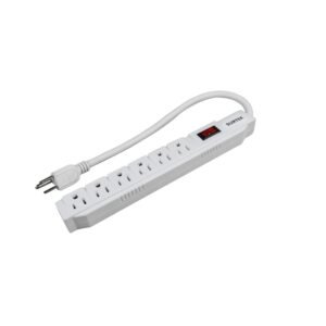 68798795 Supresor de picos 6 entradas cable 450 J, de 45 cm Surtek