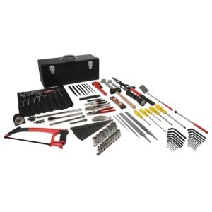 Juego basico industrial para mecanico en pulgadas 93 piezas, con caja D7C20 Urrea