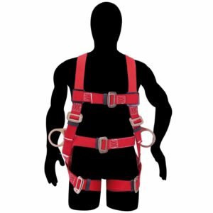 Arnes de seguridad de posicionamiento con cinturon, talla 40-44 Urrea