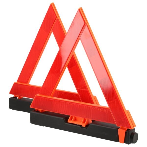 68803783 Triangulo reflejante de emergencia con base con arena, 11-1/2", 2 piezas Surtek