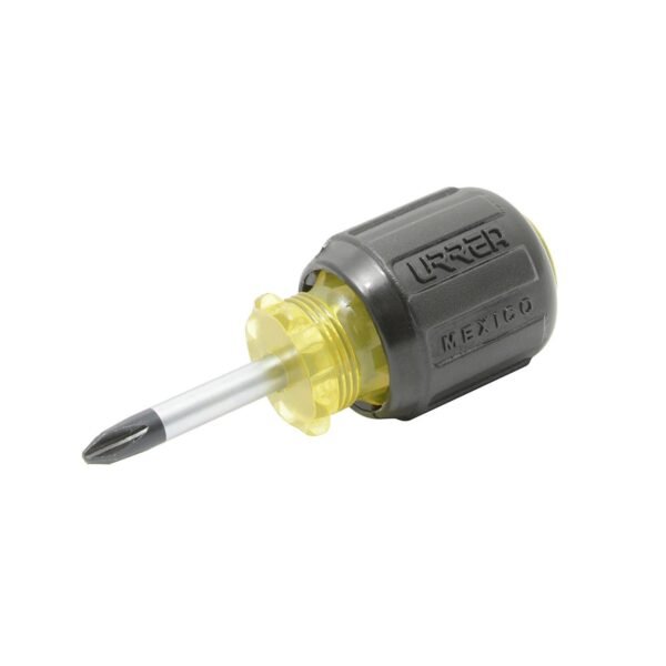 Destornillador con mango cushion grip, tipo trompo punta Phillips barra redonda #2 x 1-3/8 Urrea